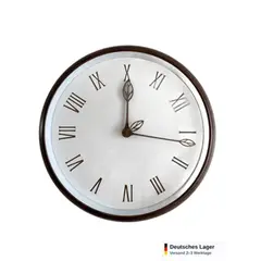 Foto 8 von Wanduhr 30cm Römische Ziffern Walnuss Holz Lautlos Wohnzimmer Esszimmer Klassik