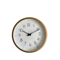 Foto 8 von Wanduhr 30cm Holz Hell Modern Klassisch Lautlos Quarz Küche Büro Wohnzimmer