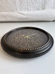 Foto 4 von Wanduhr Vintage 35cm Bronze Antik Wohnzimmer Lautlos Quarz Schleichend Deko