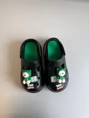 Foto 2 von Damen Clogs Plateau Hausschuhe Gartenschuhe EVA mit Bären-Charms Gr. 36-41