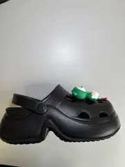 Foto 7 von Damen Clogs Plateau Hausschuhe Gartenschuhe EVA mit Bären-Charms Gr. 36-41