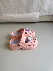 Foto 16 von Damen Clogs Plateau Hausschuhe Gartenschuhe EVA mit Bären-Charms Gr. 36-41