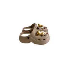 Foto 28 von Damen Clogs Plateau Hausschuhe Gartenschuhe EVA mit Bären-Charms Gr. 36-41