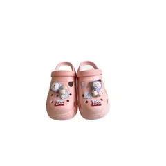 Foto 32 von Damen Clogs Plateau Hausschuhe Gartenschuhe EVA mit Bären-Charms Gr. 36-41