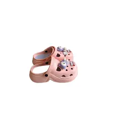 Foto 33 von Damen Clogs Plateau Hausschuhe Gartenschuhe EVA mit Bären-Charms Gr. 36-41