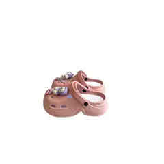 Foto 36 von Damen Clogs Plateau Hausschuhe Gartenschuhe EVA mit Bären-Charms Gr. 36-41
