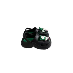 Foto 42 von Damen Clogs Plateau Hausschuhe Gartenschuhe EVA mit Bären-Charms Gr. 36-41