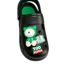 Foto 43 von Damen Clogs Plateau Hausschuhe Gartenschuhe EVA mit Bären-Charms Gr. 36-41