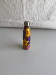 Foto 3 von Thermoflasche 500ml Edelstahl doppelwandig Isolierflasche Sport Schule Blumen