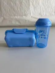 Foto 3 von Lunchbox + Trinkbecher Kinder Set Brotdose mit Motiv Mädchen Jungen Schule