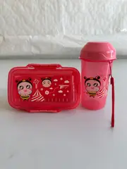 Foto 14 von Lunchbox + Trinkbecher Kinder Set Brotdose mit Motiv Mädchen Jungen Schule