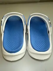 Foto 11 von Pantoletten Damen Herren Badeschuhe Slides verstellbarer Riemen EVA Gr. 36-45