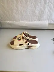Foto 19 von Pantoletten Damen Herren Badeschuhe Slides verstellbarer Riemen EVA Gr. 36-45