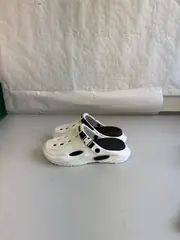 Foto 6 von Xani Ultra Comfort Clogs EVA Hausschuhe Gartenschuhe Unisex Gr. 36-45 Grün Weiß