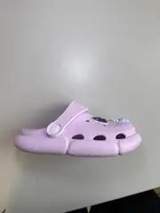 Foto 8 von Kinder Clogs Hausschuhe Badeschuhe EVA mit Charms Flieder Gartenschuhe