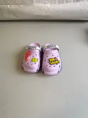 Foto 8 von Kinder Clogs Dino Hausschuhe EVA Gr. 30-35 Mädchen Jungen Lila Hellblau Rosa
