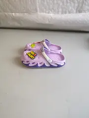 Foto 12 von Kinder Clogs Dino Hausschuhe EVA Gr. 30-35 Mädchen Jungen Lila Hellblau Rosa