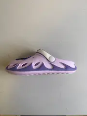 Foto 13 von Kinder Clogs Dino Hausschuhe EVA Gr. 30-35 Mädchen Jungen Lila Hellblau Rosa