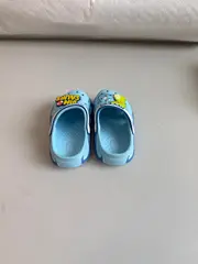 Foto 19 von Kinder Clogs Dino Hausschuhe EVA Gr. 30-35 Mädchen Jungen Lila Hellblau Rosa