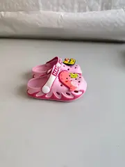 Foto 25 von Kinder Clogs Dino Hausschuhe EVA Gr. 30-35 Mädchen Jungen Lila Hellblau Rosa