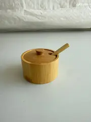 Foto 14 von Gewürzbehälter Holz 3er Set Xani mit Dosierlöffel Gewürzdosen für Kräuter Tee