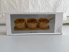 Foto 16 von Gewürzbehälter Holz 3er Set Xani mit Dosierlöffel Gewürzdosen für Kräuter Tee