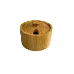 Foto 24 von Gewürzbehälter Holz 3er Set Xani mit Dosierlöffel Gewürzdosen für Kräuter Tee
