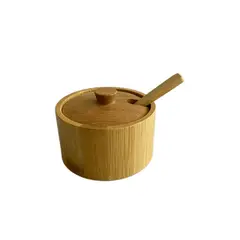 Foto 29 von Gewürzbehälter Holz 3er Set Xani mit Dosierlöffel Gewürzdosen für Kräuter Tee