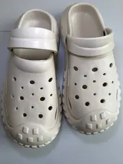 Foto 4 von Clogs Hausschuhe Xani Herren Schwarz Beige Weiß Gr. 40-45 EVA rutschfeste Sohle