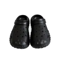 Foto 16 von Clogs Hausschuhe Xani Herren Schwarz Beige Weiß Gr. 40-45 EVA rutschfeste Sohle