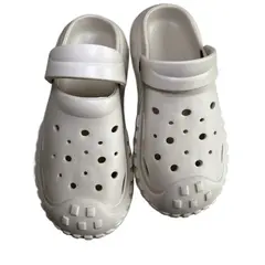 Foto 23 von Clogs Hausschuhe Xani Herren Schwarz Beige Weiß Gr. 40-45 EVA rutschfeste Sohle