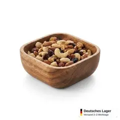 Foto 6 von Holzschale rund 12,5 x 4,5 cm Akazienholz Xani Servierschale Snackschale für Dips