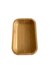 Foto 7 von Holzschale 18 x 12 x 3,5 cm flach Servierschale Snackschale Deko Holz
