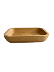 Foto 9 von Holzschale 18 x 12 x 3,5 cm flach Servierschale Snackschale Deko Holz