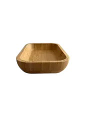 Foto 10 von Holzschale 18 x 12 x 3,5 cm flach Servierschale Snackschale Deko Holz