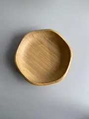 Foto 6 von Holzschalen 3er Set Servierschalen Obstschale Blütenform stapelbar Natur Deko