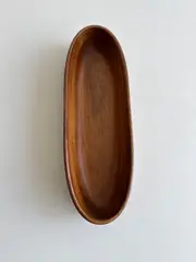 Foto 1 von Holzschale Akazienholz 25 x 8,5 x 4,5cm Servierschale Snackschale Tisch Deko