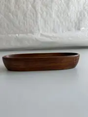 Foto 2 von Holzschale Akazienholz 25 x 8,5 x 4,5cm Servierschale Snackschale Tisch Deko
