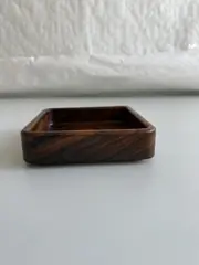 Foto 2 von Holzschüssel Akazienholz 15 x 4,5cm rund Servierschale Snackschale Küche
