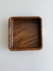 Foto 4 von Holzschüssel Akazienholz 15 x 4,5cm rund Servierschale Snackschale Küche