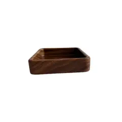 Foto 10 von Holzschüssel Akazienholz 15 x 4,5cm rund Servierschale Snackschale Küche
