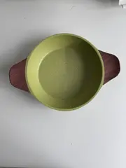 Foto 12 von Topfset 10-teilig Antihaft Granit-Optik Grün 5 Töpfe mit Glasdeckel Holz-Optik