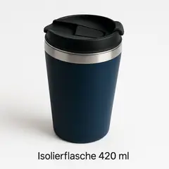 Foto 20 von Isolierflasche 420 ml Xani Edelstahl Thermosflasche auslaufsicher heiß & kalt