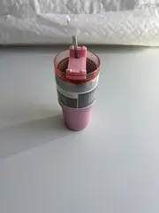 Foto 13 von Isolierbecher 600 ml Xani Edelstahl mit & ohne Strohhalm auslaufsicher 3 Farben