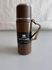 Foto 6 von Thermosflasche 800ml Edelstahl doppelwandig Isolierflasche mit Trinkbecher