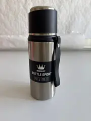 Foto 12 von Thermosflasche 800ml Edelstahl doppelwandig Isolierflasche mit Trinkbecher