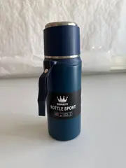 Foto 15 von Thermosflasche 800ml Edelstahl doppelwandig Isolierflasche mit Trinkbecher