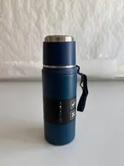 Foto 17 von Thermosflasche 800ml Edelstahl doppelwandig Isolierflasche mit Trinkbecher