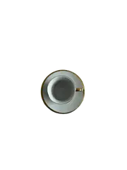 Foto 9 von Kaffee- und Mokkatassen mit Unterteller aus Porzellan Weiß-Gold