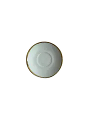 Foto 10 von Kaffee- und Mokkatassen mit Unterteller aus Porzellan Weiß-Gold